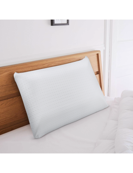 2 piezas almohadas ortopédicas de espuma viscoelástica para cama grosor de 15cm
