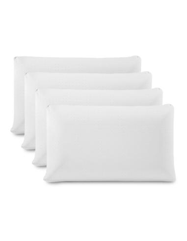4 piezas almohadas ortopédicas de espuma viscoelástica para cama grosor de 15cm