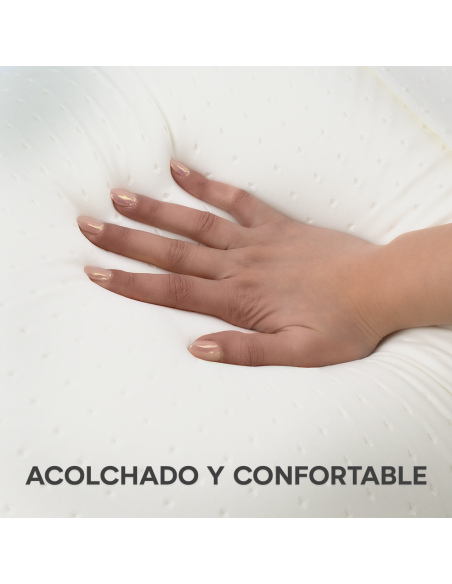 4 piezas almohadas ortopédicas de espuma viscoelástica para cama grosor de 15cm