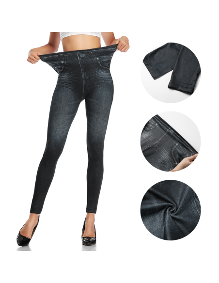 Conjunto de 3 Leggings para mujer efecto Jeans y moldeantes GIADA