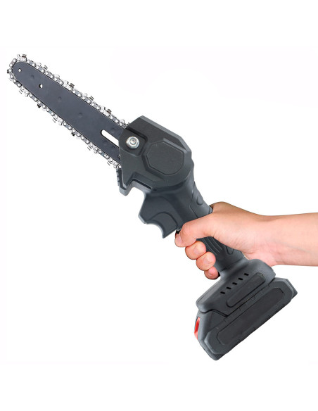 Mini Motosierra Eléctrica Inalámbrica Batería 48VF Hoja 5.5 Pulgadas para Podar