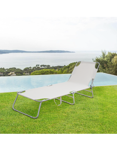 Set 2 Tumbonas plegables 2309 respaldo...