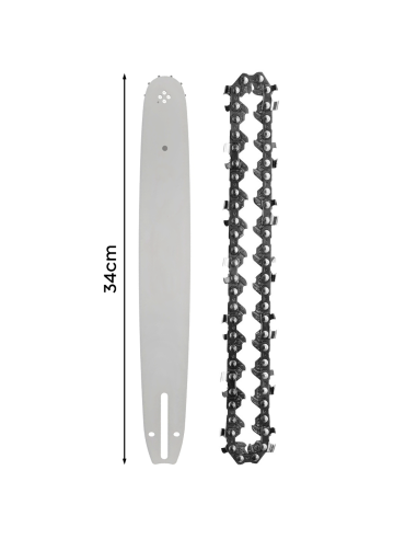 Kit Cadena Barra 12 Pulgadas Repuesto para...