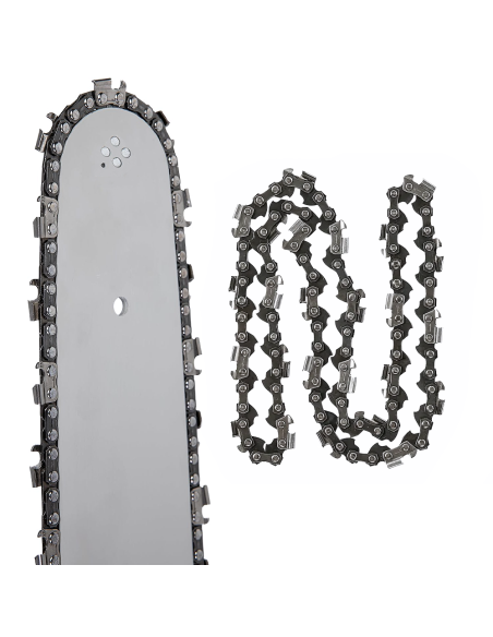 Kit Cadena Barra 12 Pulgadas Repuesto para Motosierra a Batería 300mm Sin Cables