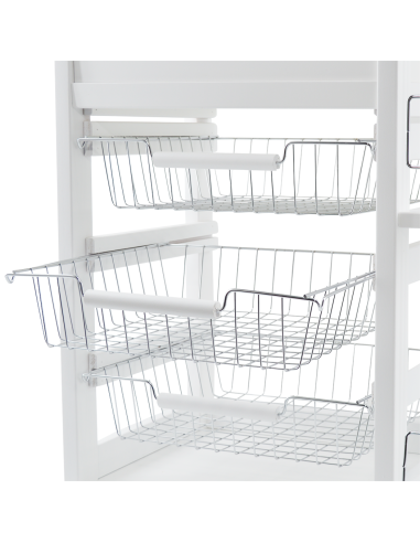 Carrito Panero 3 Cajones Portabotellas con...