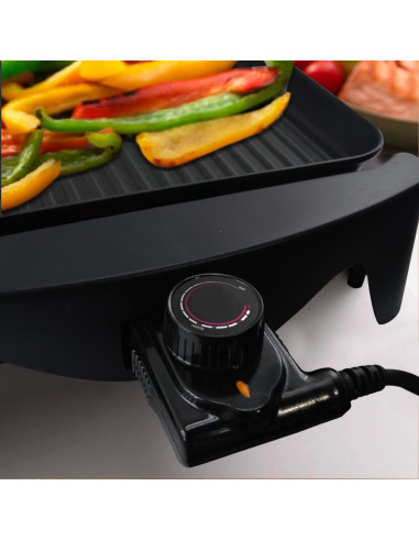 Plancha Eléctrica Aluminio Antiadherente...