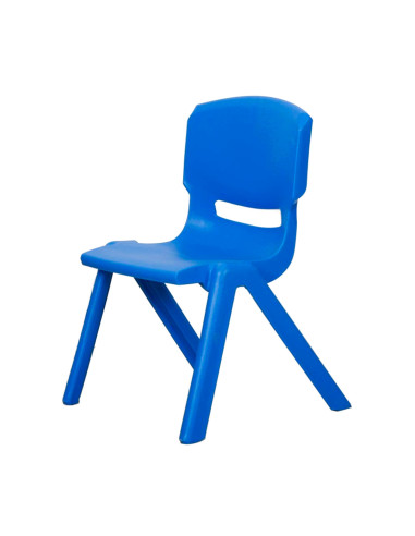 173710 Silla de plástico resistente para niños en varios colores 26x30x50 cm