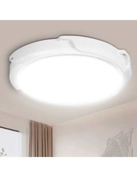 Lámpara Plafoniera LED 200W 8000mAh IP54 con Panel Solar 6V y Control Remoto