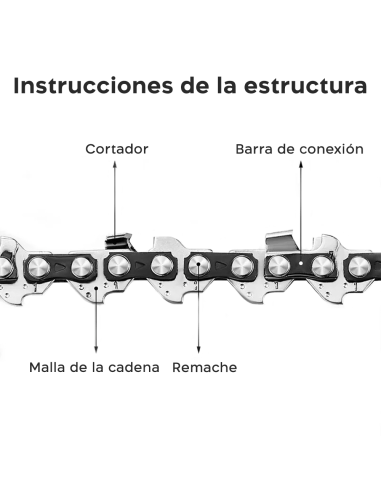 Kit Cadena y Barra 18 Pulgadas Repuesto para...