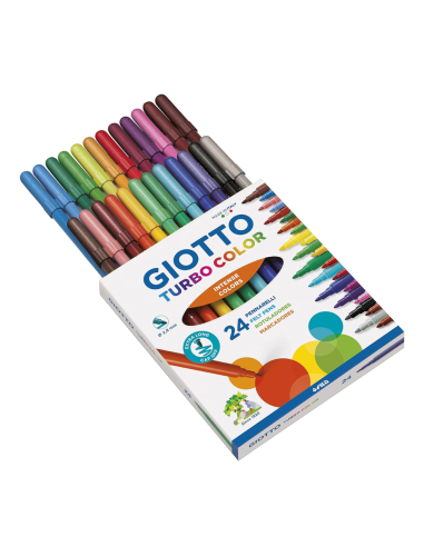Giotto Turbo Color 24 Rotuladores Punta Fina de...