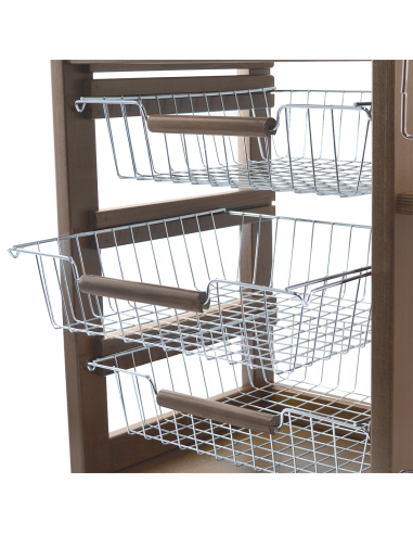 Carrito Panero 3 Cajones Portabotellas con...