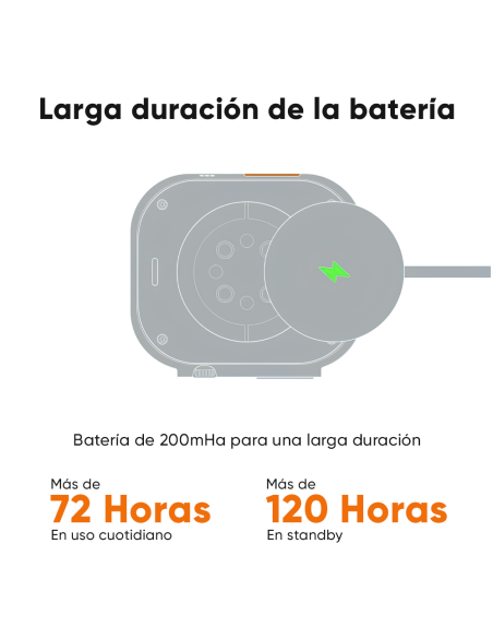 Smartwatch Ultra 49mm 4 Correas Llamadas y Aplicaciones iOS y Android 4 en 1