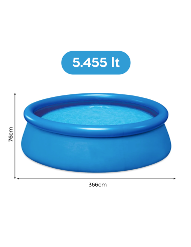 Piscina Autoportante Redonda Anillo Inflable...