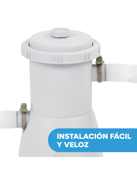Piscina Autoportante Redonda Anillo Inflable PVC BL573 y Depuradora 366xH76cm