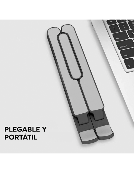 Soporte plegable para PC portátil antideslizante Inclinación de 6 niveles