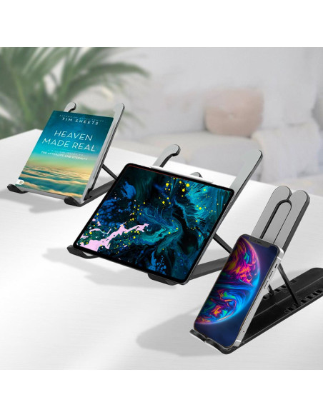Soporte plegable para PC portátil antideslizante Inclinación de 6 niveles
