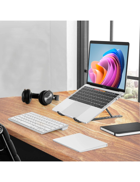 Soporte plegable para PC portátil antideslizante Inclinación de 6 niveles