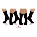 PC 101 Pack de 3 pares de calcetines de color negro hechos de algodón PIERRE CARDIN - Ropa interior masculina PC 101 Pack de 3 pares de calcetines de color negro hechos de algodón PIERRE CARDIN - Ropa interior masculina