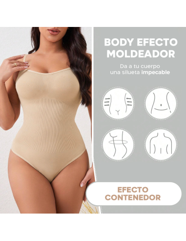3 Body sin mangas Contouring Mujer con Tirantes...