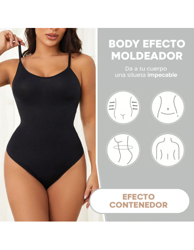 3 Body de Contención sin mangas mujer 2 Negro 1...