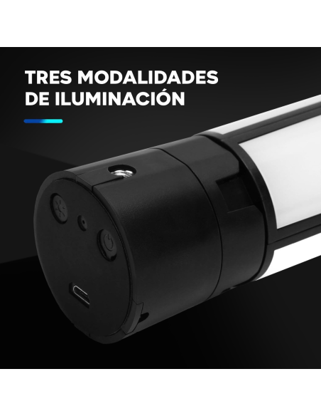 Luz LED Plegable Recargable Iluminación para Foto y Video Lámpara Portátil 5V