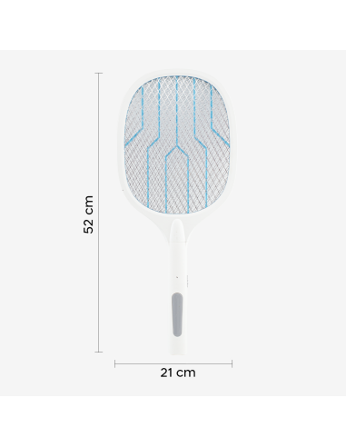 2 Raquetas Eléctricas para Mosquitos con Base...