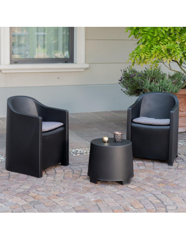 Set de jardín LUNA Juego Salón Exterior 2...