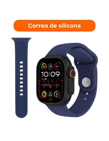 Smartwatch Ultra 49mm 4 Correas Llamadas y...