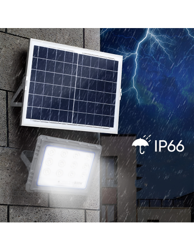 Proyector Solar LED 800W Panel Solar...