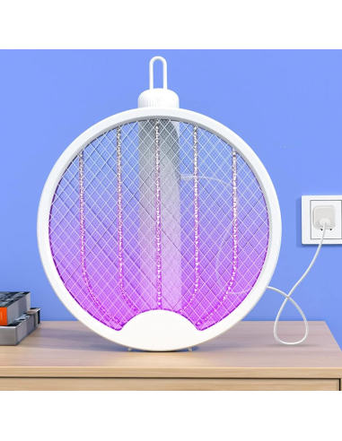 Raqueta Eléctrica Anti Mosquitos Mata Insectos...