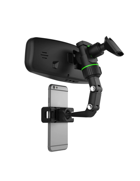 Soporte Smartphone para Auto Espejo Retrovisor Soporte Universal Antideslizante