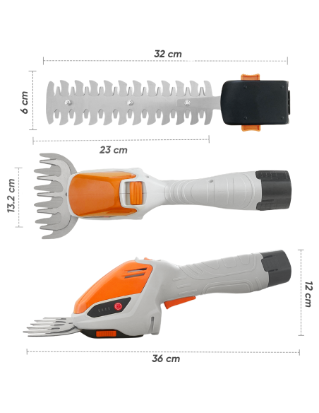 Tijeras Cortasetos Eléctricas Batería 12V Inalámbricas y Recargables