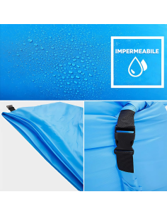 Sofá Cama Hinchable Saco de Dormir Colchoneta de Aire... 2