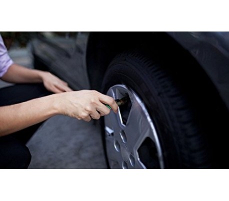 MW2343 Kit 4 medidores de presión de neumáticos 2,4 bar - 36 PSI con indicador 