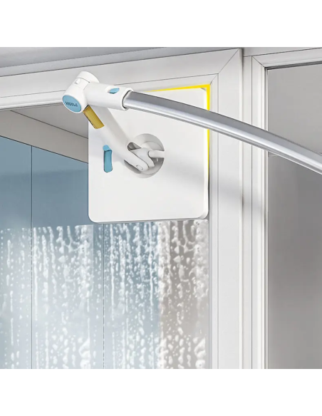 Limpiador Ventanas Telescópico Limpiacristales Interior Exterior Microfibra