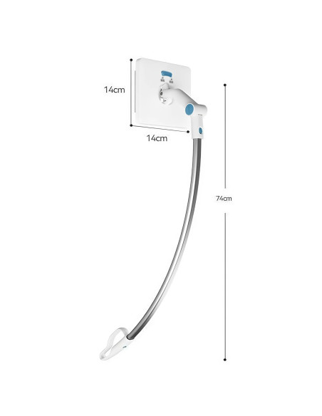 Limpiador Ventanas Telescópico Limpiacristales Interior Exterior Microfibra