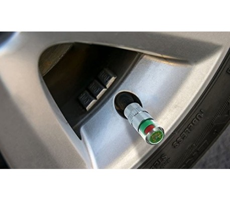 MW2343 Kit 4 medidores de presión de neumáticos 2,4 bar - 36 PSI con indicador 