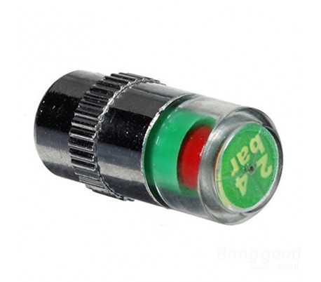 MW2343 Kit 4 medidores de presión de neumáticos 2,4 bar - 36 PSI con indicador 