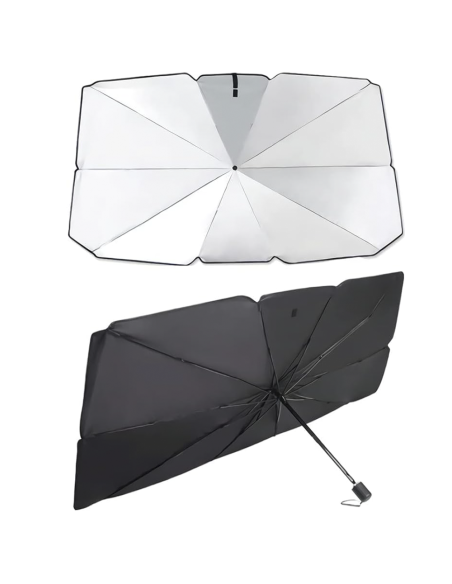 2 PZ Parasol plegable para coche, cubierta Universal para parabrisas, 140x76cm
