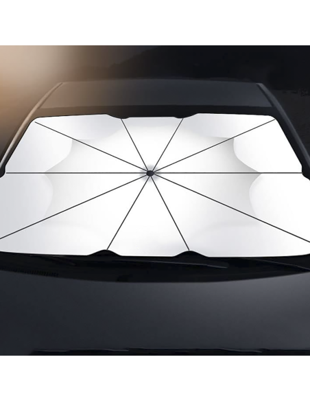 2 PZ Parasol plegable para coche, cubierta Universal para parabrisas, 140x76cm