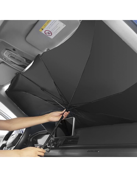 2 PZ Parasol plegable para coche, cubierta Universal para parabrisas, 140x76cm