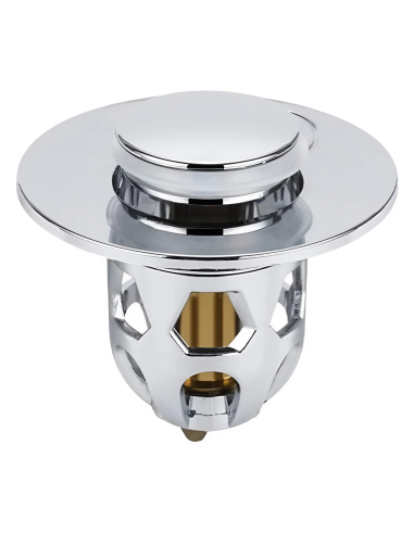 Pack 2 tapónes lavabo universal sistema pop-up,...