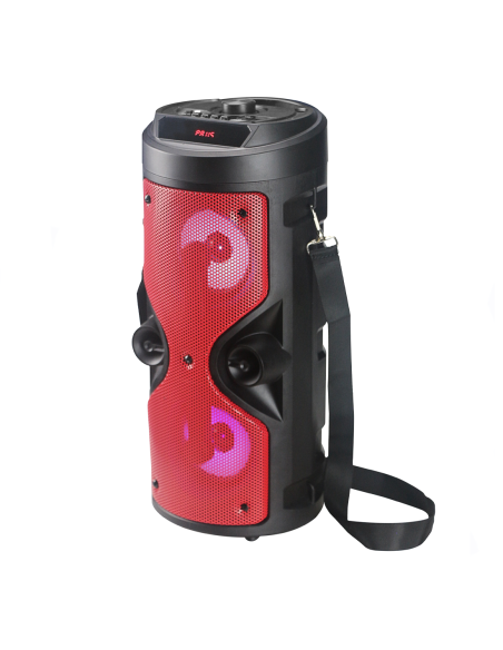 Caja de Altavoz Bluetooth con Micrófono Karaoke y Luces LED Portátil