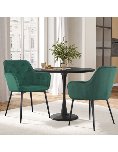 Set 2 Butacas en Terciopelo QUEEN Retro...