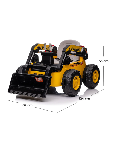Excavadora Eléctrica para Niños New Holland...