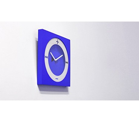803413 Reloj de pared estilo MP3 (26 X 26 cm) en diferentes colores - Decoración del hogar 