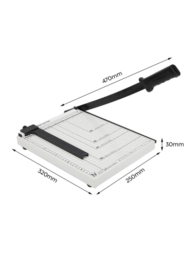 Cortadora de Papel Profesional A4 Rejilla...