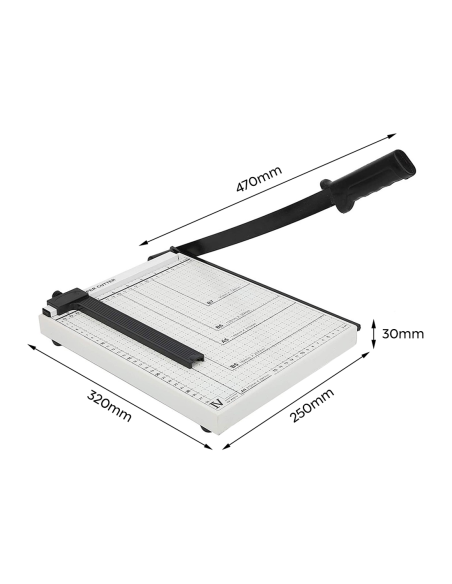 Cortadora de Papel Profesional A4 Rejilla Cortadora de Palanca
