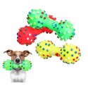  Juguete masticable para perro y gato en forma de HUESO DE COLORES 16 cm 