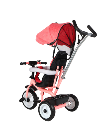 Triciclo FUNNY LT982 Cochecito para Niños Silla...